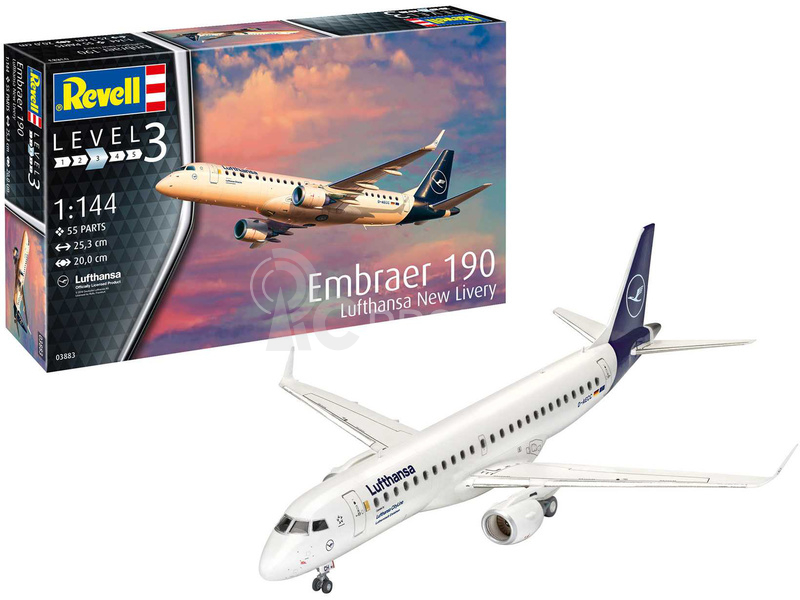 Revell Embraer 190 Lufthansa New Livery (1:144)