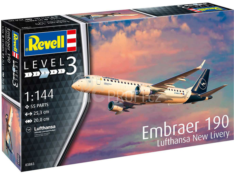 Revell Embraer 190 Lufthansa New Livery (1:144)
