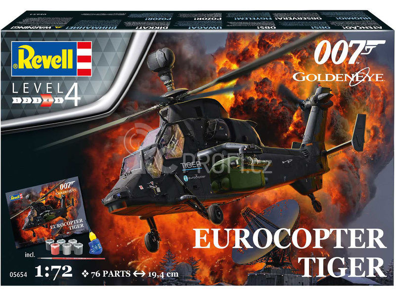 Revell Eurocopter Tiger - Zlaté oko (1:72) (Giftset)