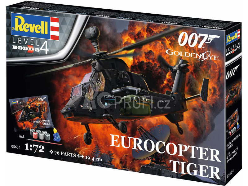 Revell Eurocopter Tiger - Zlaté oko (1:72) (Giftset)