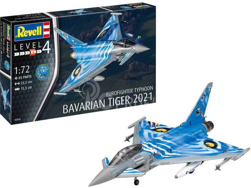 Revell Eurofighter Typhoon Bavarian Tiger 2021 (1:72)