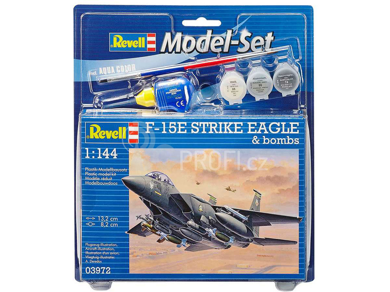 Revell F-15E Strike Eagle s bombami (1:144) sada