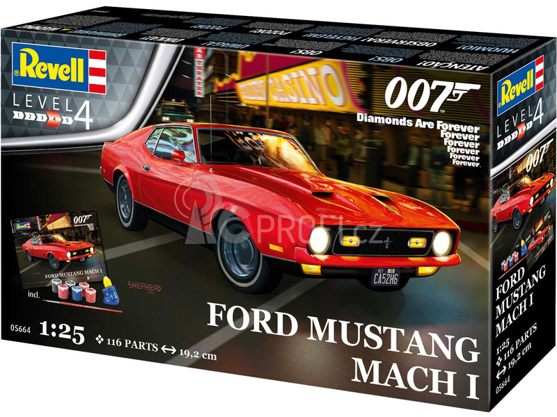 Revell Ford Mustang I - Diamanty jsou věčné (1:25) (Giftset)