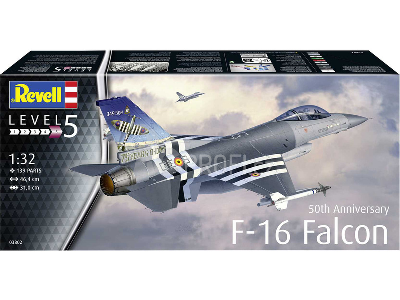 Revell General Dynamics F-16 Falcon 50. výročí (1:32)