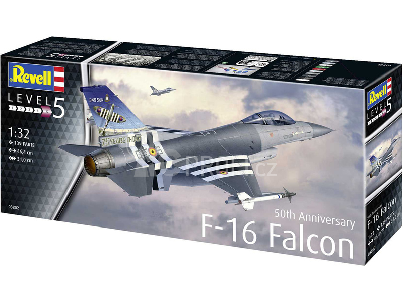 Revell General Dynamics F-16 Falcon 50. výročí (1:32)