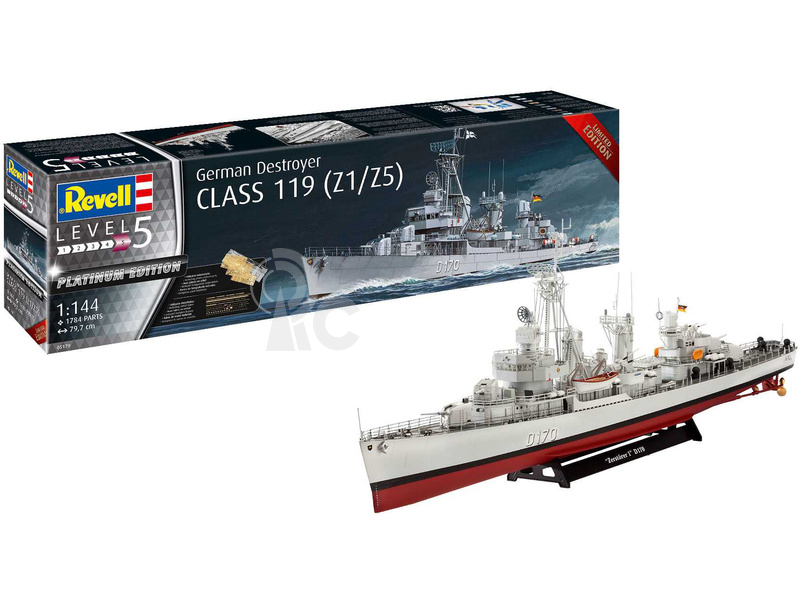 Revell German Destroyer Class 119 (Z1/Z5) (1:144)