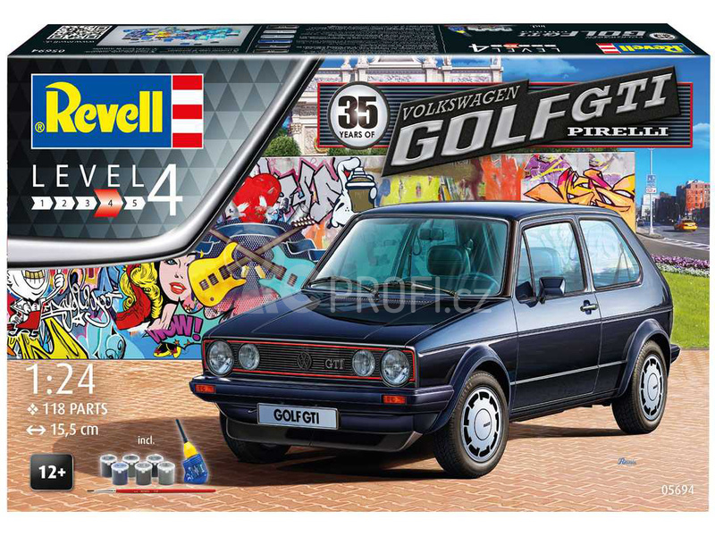 Revell Giftset VW Golf 1 GTi Pirelli (35. výročí) (1:24)