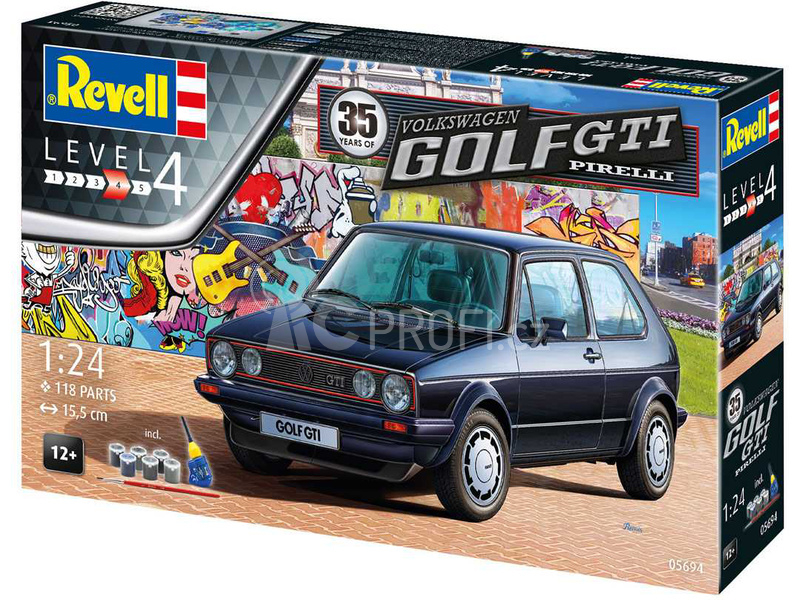 Revell Giftset VW Golf 1 GTi Pirelli (35. výročí) (1:24)