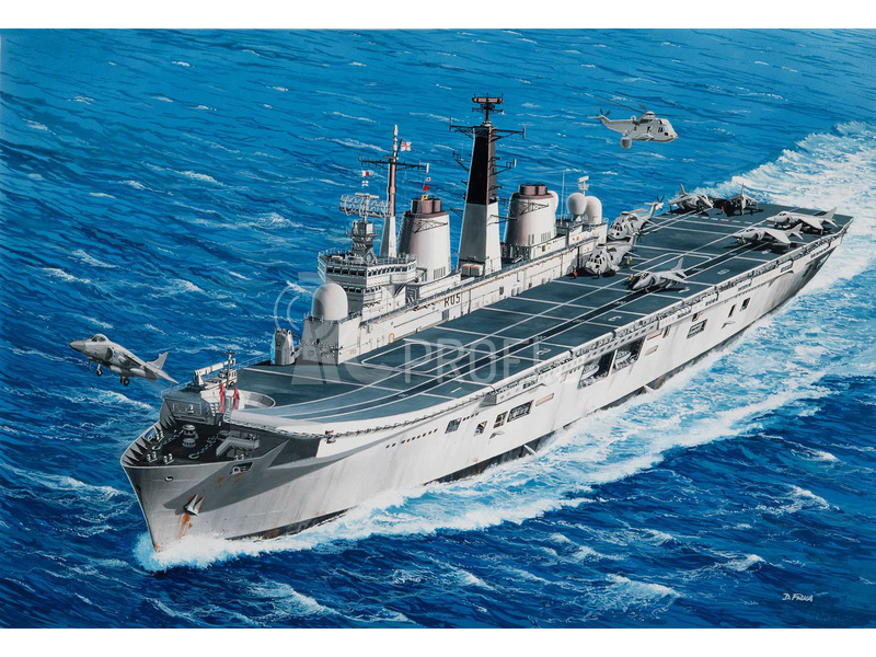 Revell HMS Invincible (Falkland War) (1:700) (set)