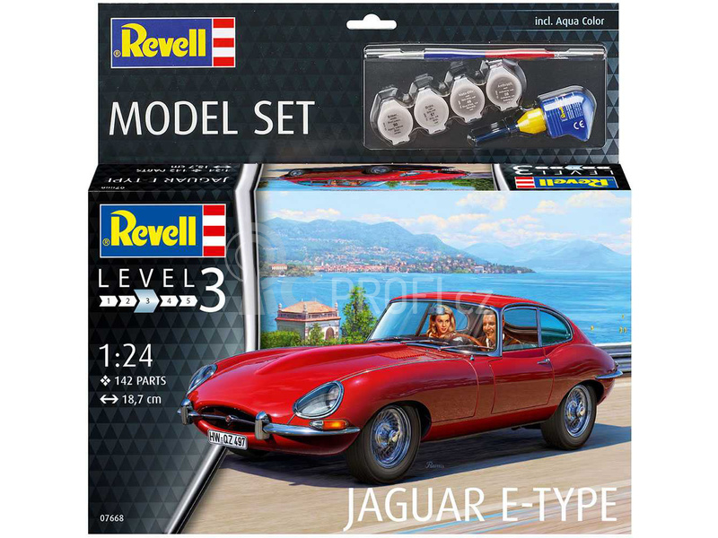 Revell Jaguar E-Type Coupé (1:24) (sada)