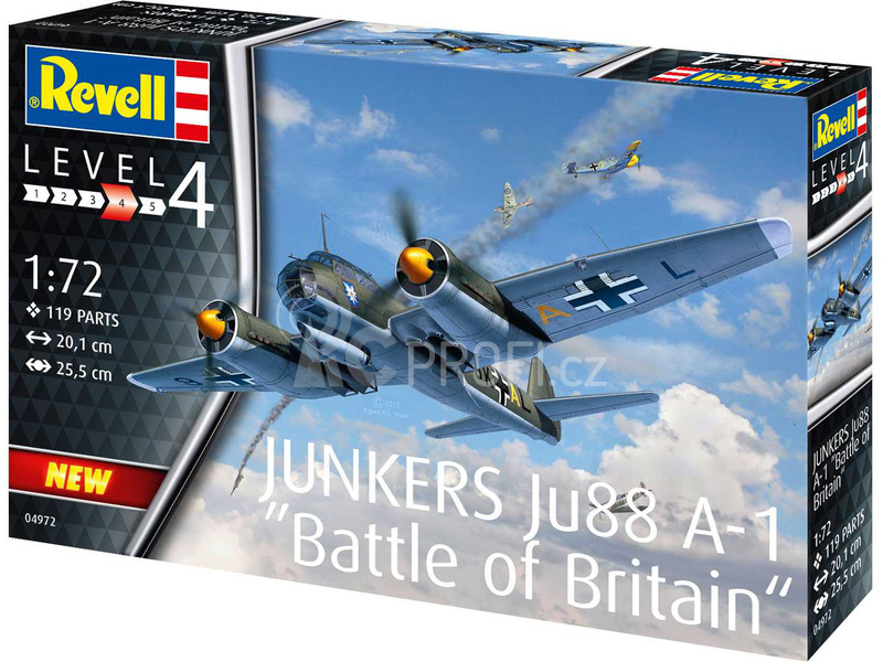 Revell Junkers Ju88 A-1 Bitva o Británii (1:72)