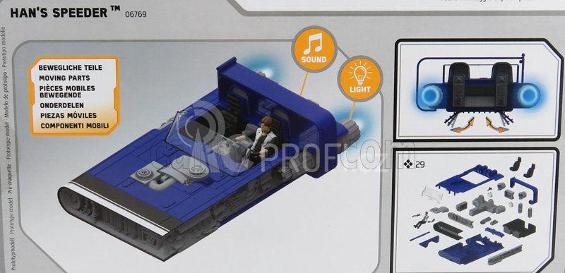 Revell-kit Star wars Astronave Guerre Stellari - Han's Speeder 1:28 /