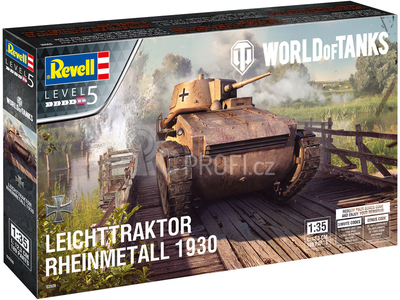 Revell Leichttraktor Rheinmetall 1930 (1:35) (World of Tanks)