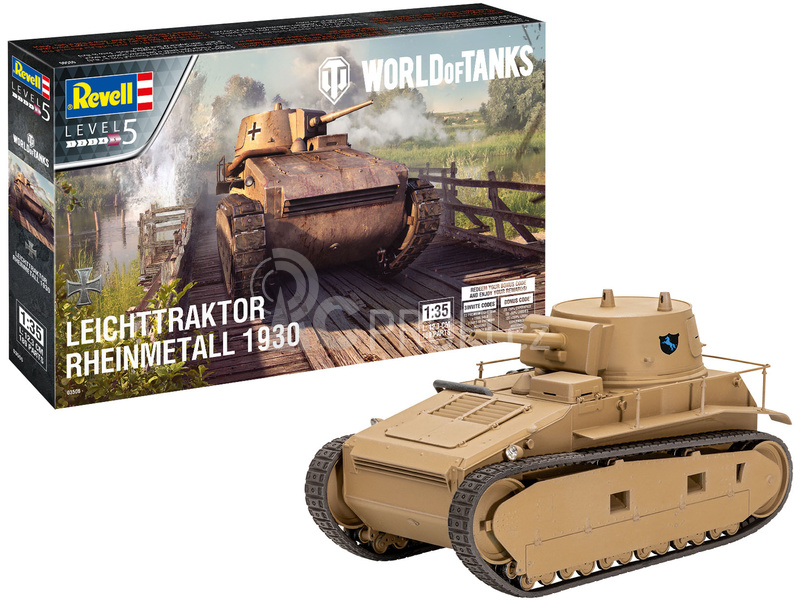 Revell Leichttraktor Rheinmetall 1930 (1:35) (World of Tanks)