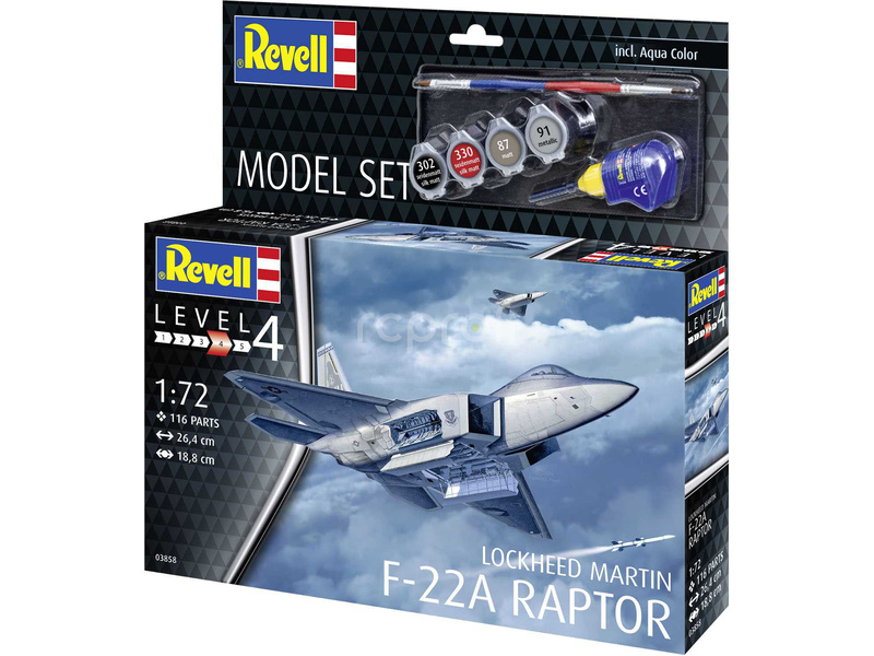 Revell Lockheed Martin F-22A Raptor (1:72) (sada)