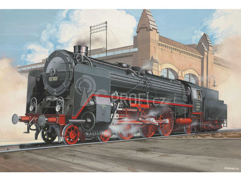 Revell lokomotiva BR 02 s tendrem 2'2'T30 (1:87)