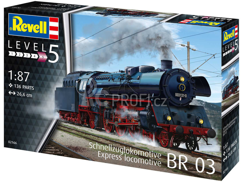 Revell lokomotiva DRG Class 03 s tendrem (1:87)