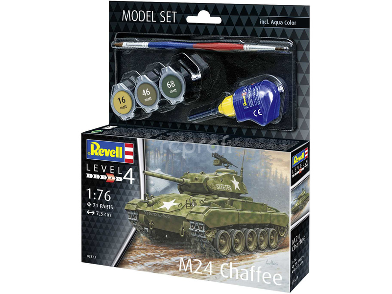 Revell M24 Chaffee (1:76) (sada)