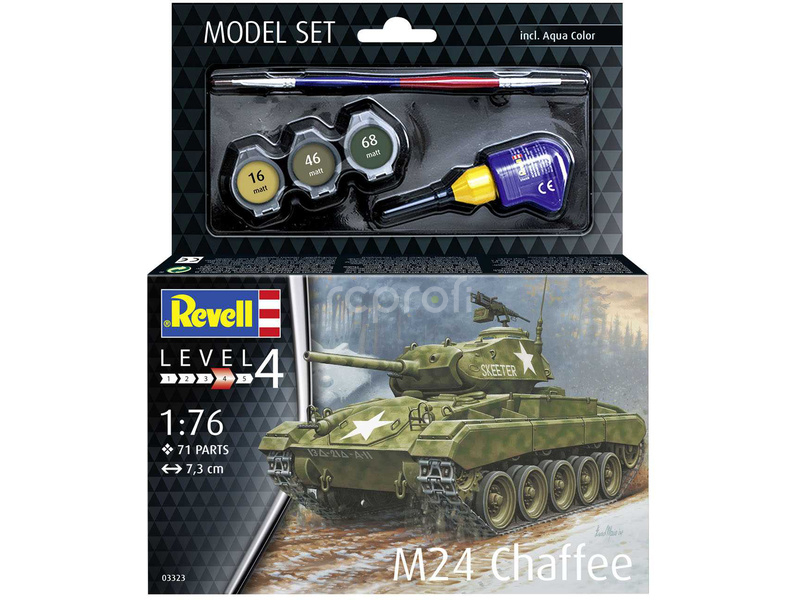 Revell M24 Chaffee (1:76) (sada)
