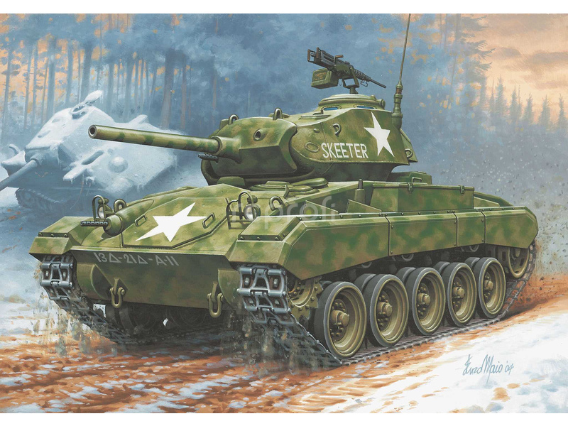 Revell M24 Chaffee (1:76) (sada)