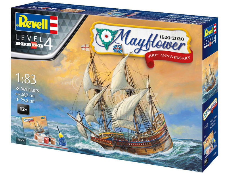 Revell Mayflower 400th Anniversary (1:83) (giftset)