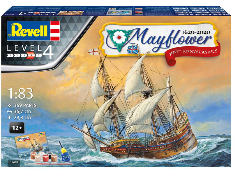 Revell Mayflower 400th Anniversary (1:83) (giftset)