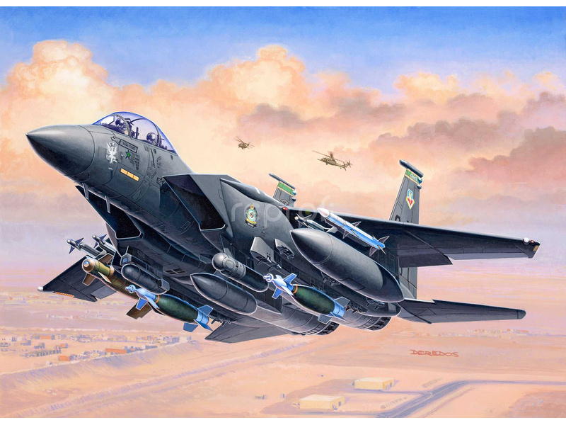 Revell McDonnell F-15E Strike Eagle & bombs (1:144) (Starter Kit)