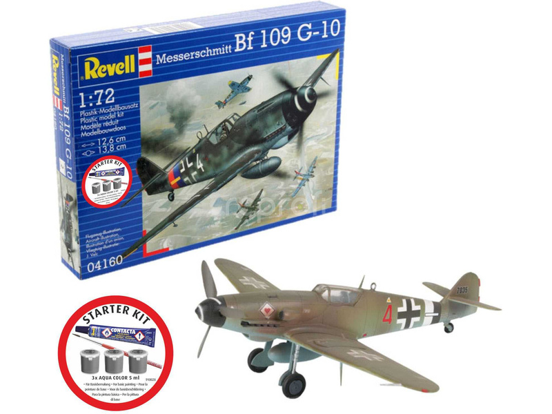 Revell Messerschmitt Bf-109 (1:72) (Starter Kit)