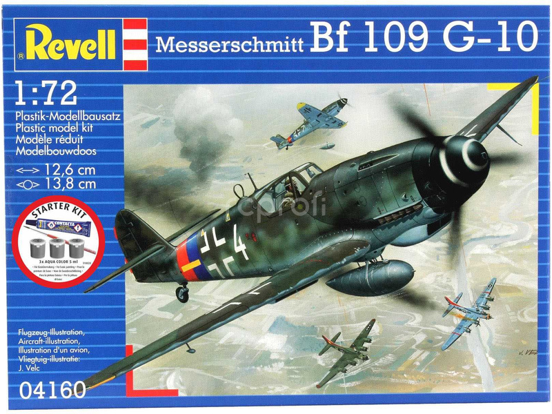 Revell Messerschmitt Bf-109 (1:72) (Starter Kit)