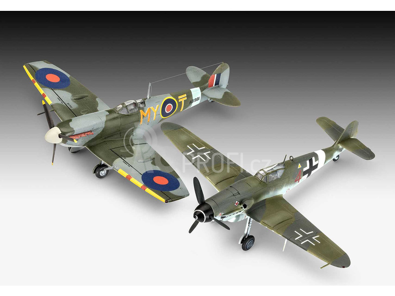 Revell Messerschmitt Bf 109G-10, Spitfire Mk.V (1:72)