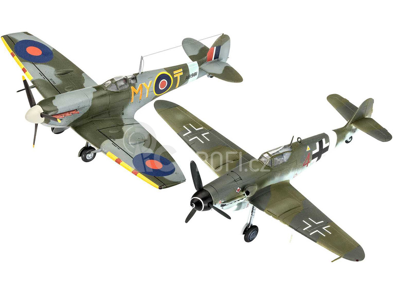 Revell Messerschmitt Bf 109G-10, Spitfire Mk.V (1:72)