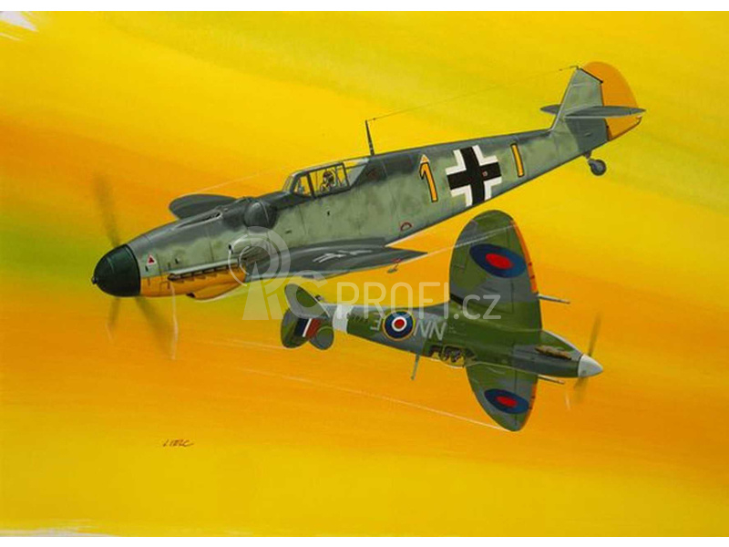 Revell Messerschmitt Bf 109G-10, Spitfire Mk.V (1:72)