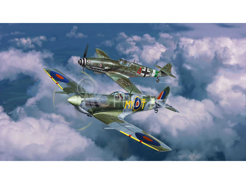 Revell Messerschmitt Bf 109G-10, Spitfire Mk.V (1:72)