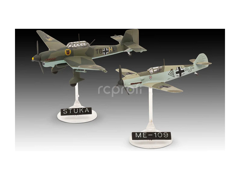 Revell Messerschmitt Bf109E & Ju87B Stuka (1:144) (starter set)