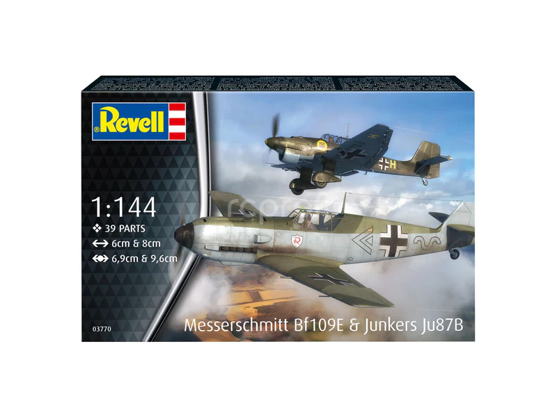 Revell Messerschmitt Bf109E & Ju87B Stuka (1:144) (starter set)