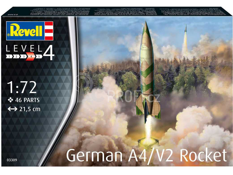 Revell německá raketa A4/V2 (1:72)
