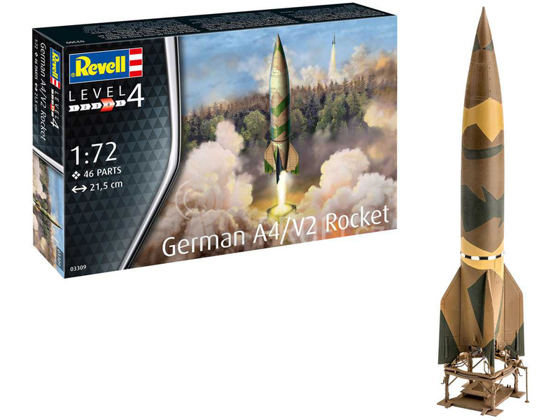 Revell německá raketa A4/V2 (1:72)