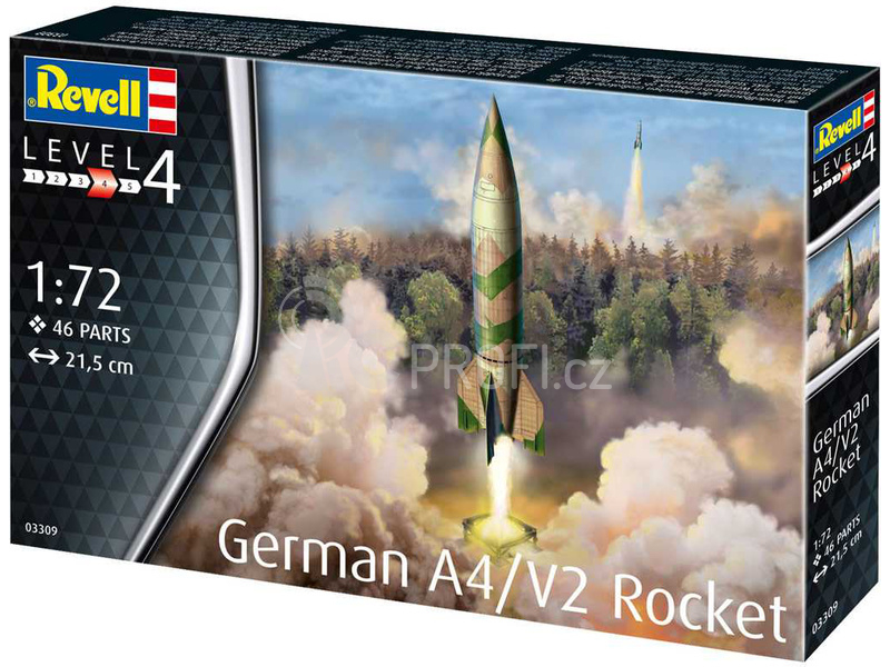 Revell německá raketa A4/V2 (1:72)