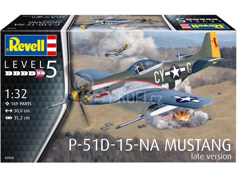 Revell North American P-51 D Mustang pozdní verze (1:32)