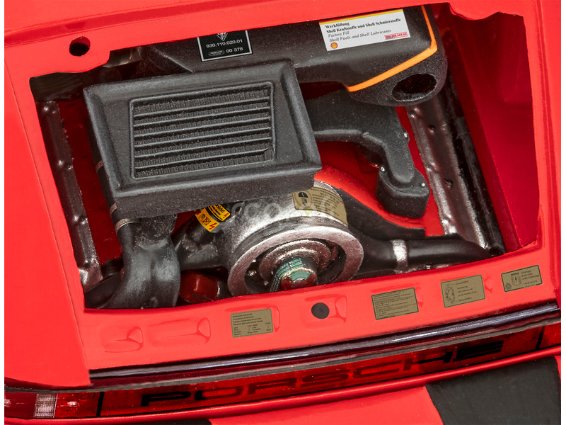 Revell Porsche 911 Turbo (50th Anniversary) (1:24) (Giftset)