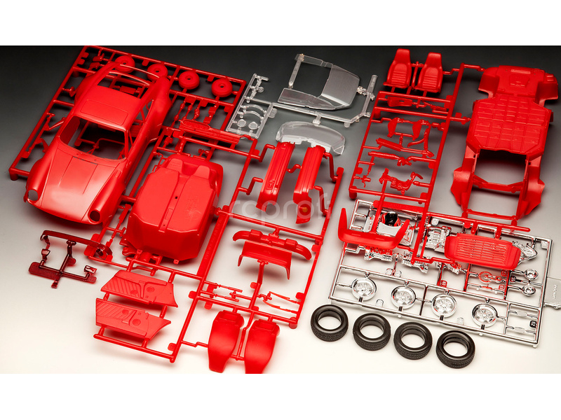 Revell Porsche 911 Turbo (50th Anniversary) (1:24) (Giftset)