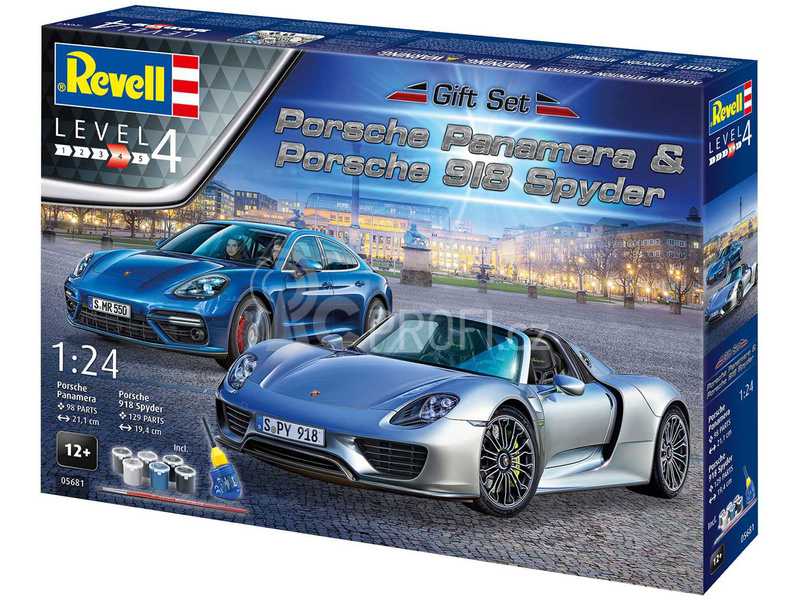 Revell Porsche Set (1:24) (giftset)