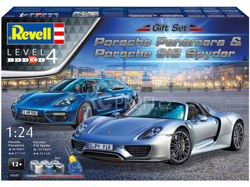 Revell Porsche Set (1:24) (giftset)