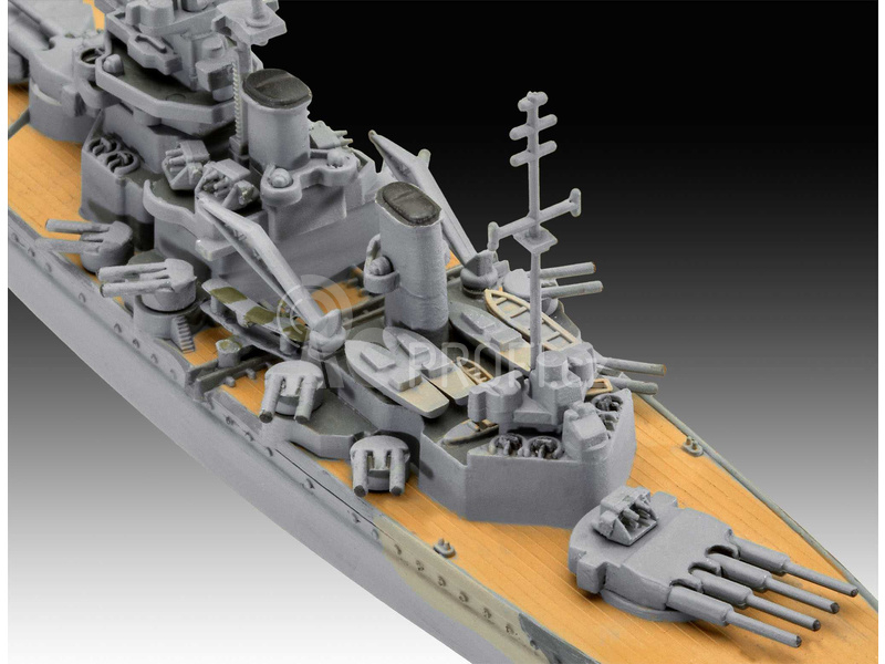 Revell první Bismarckova bitva (1:1200) (Giftset)