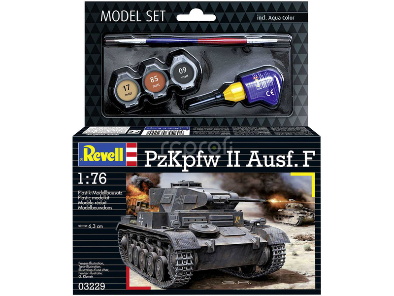 Revell PzKpfw II Ausf. F (1:76) (sada)
