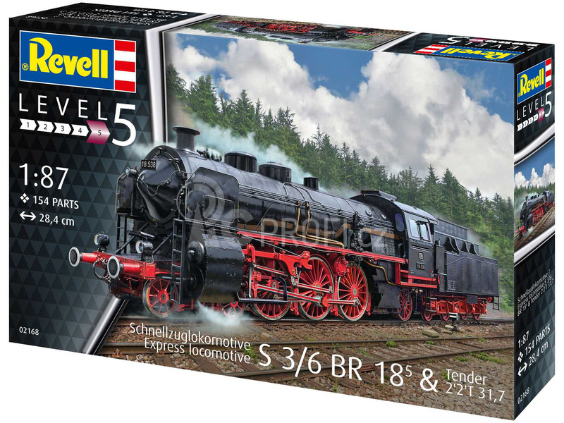 Revell S3/6 BR18(5) s tendrem (1:87)