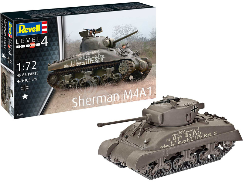 Revell Sherman M4A1 (1:72)