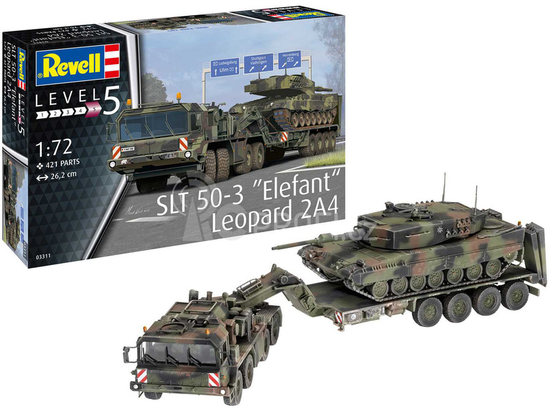Revell SLT 50-3 Elefant a Leopard 2A4 (1:72)