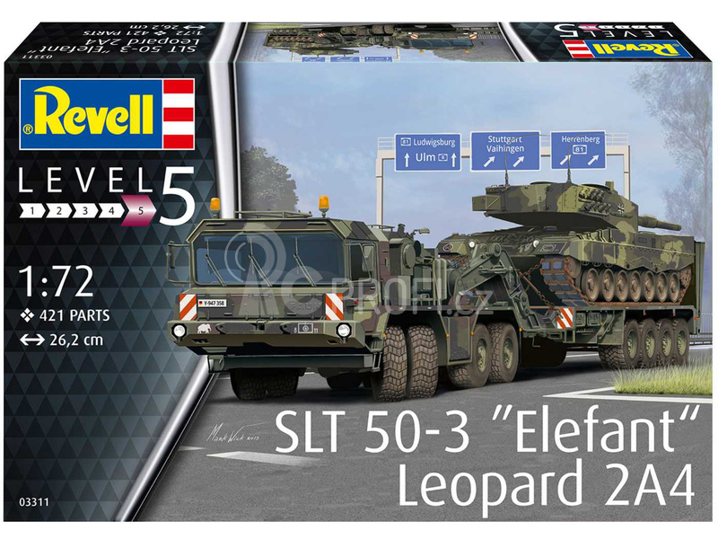 Revell SLT 50-3 Elefant a Leopard 2A4 (1:72)
