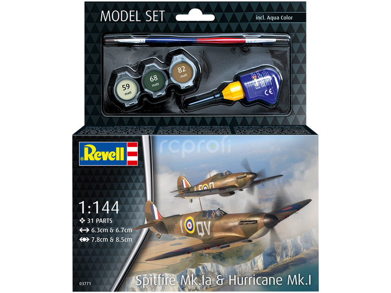 Revell Spitfire Mk.Ia & Hurricane Mk.I (1:144) (sada)